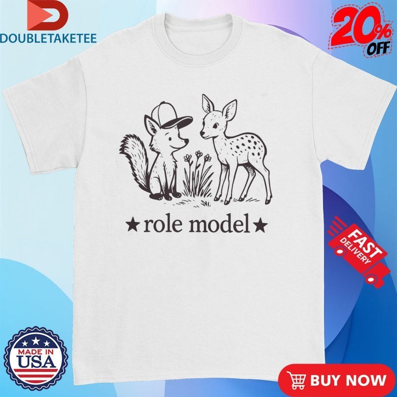 Role Model Fox And Deer - Adult & Kids T-Shirts, Sweatshirts & Hoodies apparel design preview 1