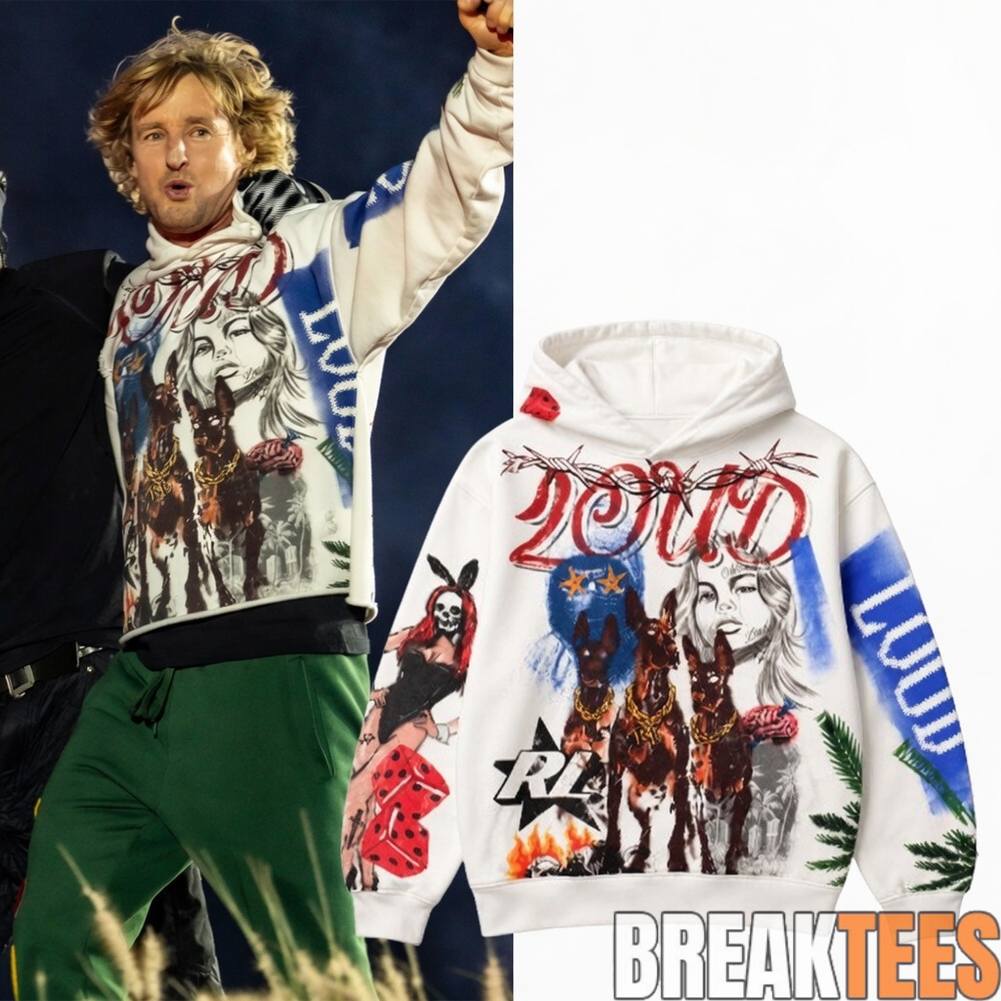 Rolling Loud Movie Owen Wilson Mixed Media Cement - Adult & Kids T-Shirts, Sweatshirts & Hoodies apparel design preview 1