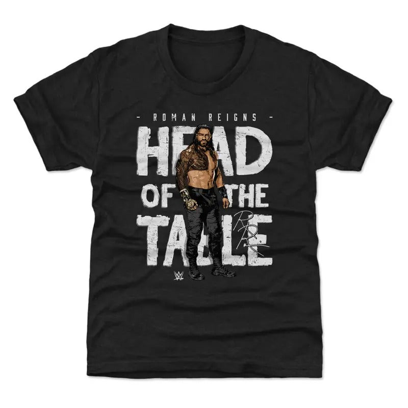 Roman Reigns Head Table Joe AnoaʻI SmackDown Cotton S - Adult & Kids T-Shirts, Sweatshirts & Hoodies apparel design preview 1