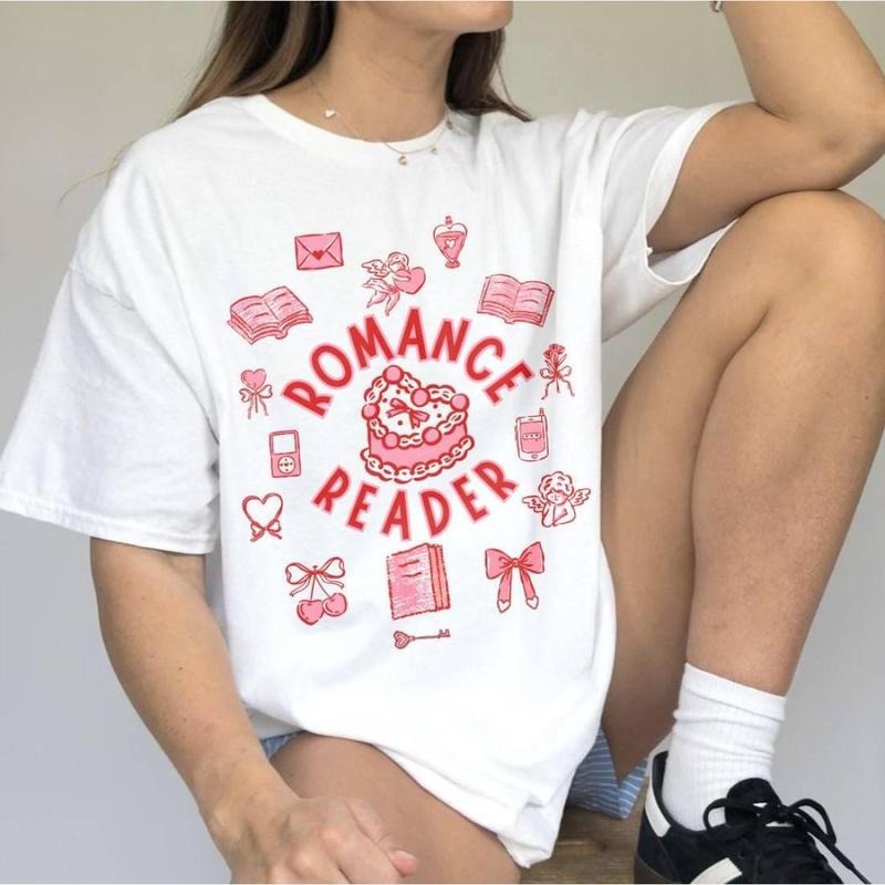 Romance Reader Book Lover Booktok Reading Vintage - Adult & Kids T-Shirts, Sweatshirts & Hoodies apparel design preview 1
