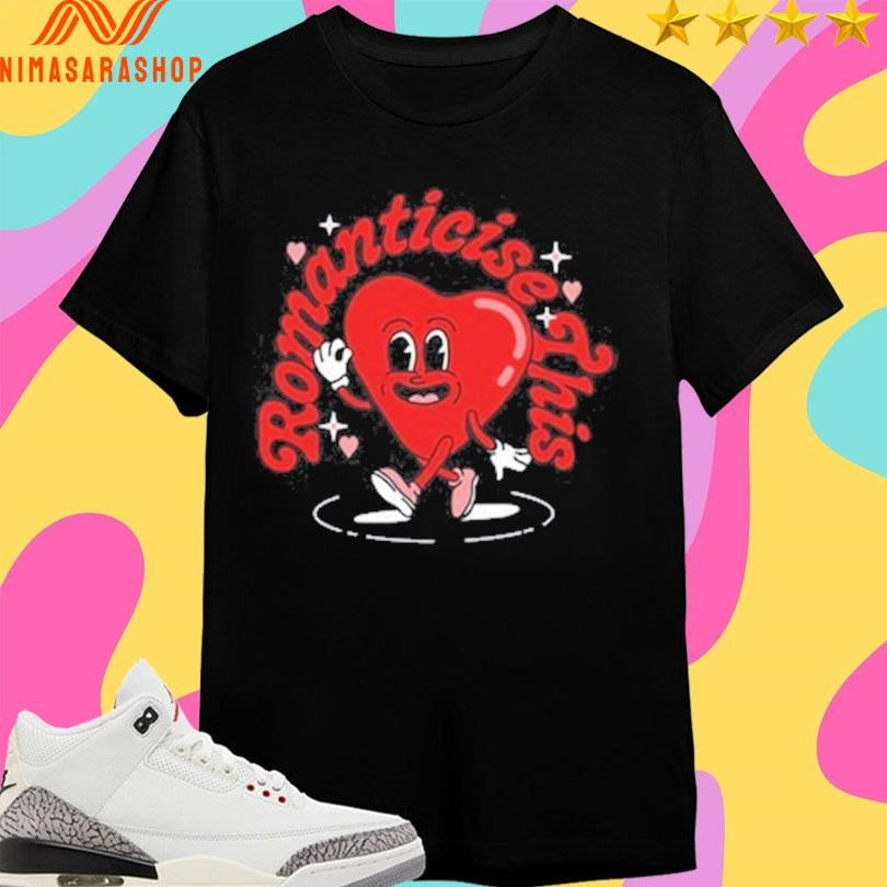 Romanticise This Valentine's Heart Vintage - Adult & Kids T-Shirts, Sweatshirts & Hoodies apparel design preview 1