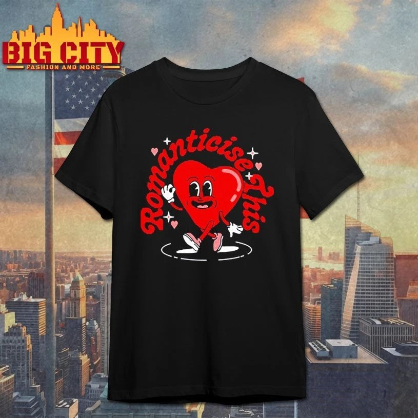 Romanticise This Valentine's Heart Vintage - Adult & Kids T-Shirts, Sweatshirts & Hoodies apparel design preview 1
