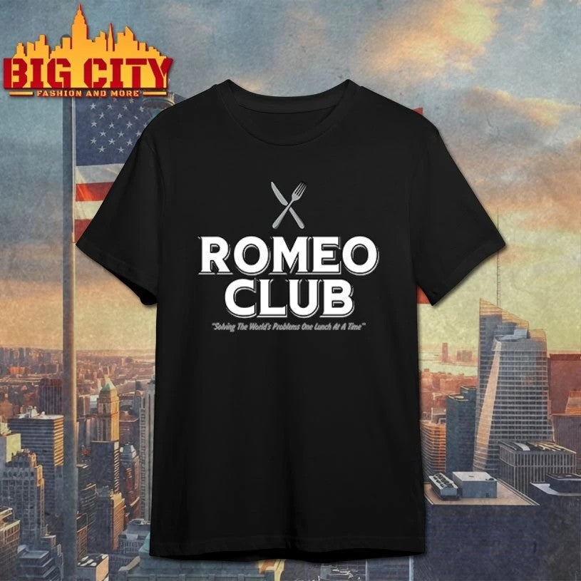 Romeo Club Solving The World's Problems One Lunch At - Adult & Kids T-Shirts, Sweatshirts & Hoodies apparel design preview 1