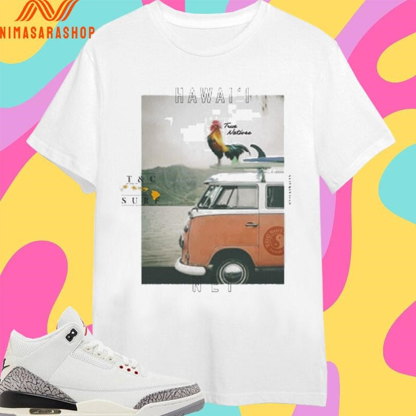 Roosta Volkswagen Hawaii T&amp;C Surf - Adult & Kids T-Shirts, Sweatshirts & Hoodies apparel design preview 1