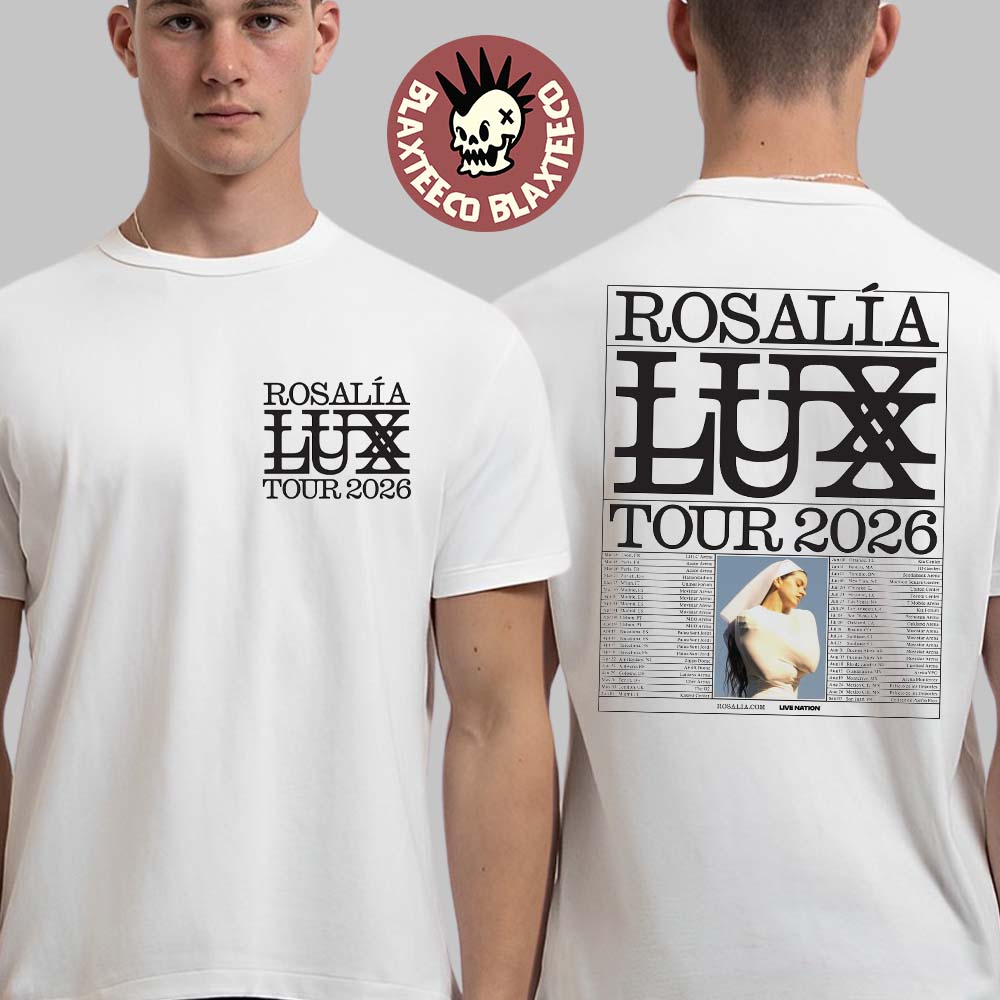 Rosalia LUX Tour 2026 Europe And UK North American - Adult & Kids T-Shirts, Sweatshirts & Hoodies apparel design preview 1