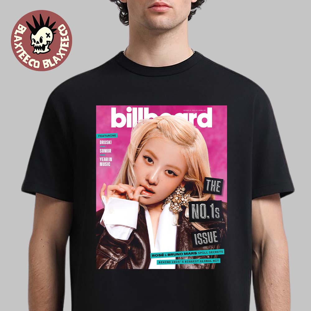 Rose BlackPink Graces The Cover Of Billboard No 1s - Adult & Kids T-Shirts, Sweatshirts & Hoodies apparel design preview 1