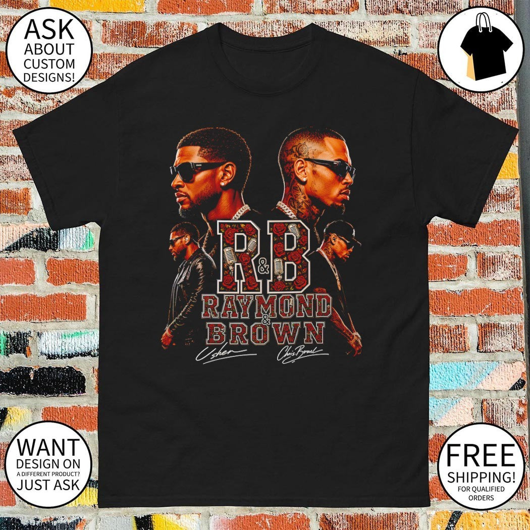Rose Usher Raymond and Chris Brown The R B Tour Music - Adult & Kids T-Shirts, Sweatshirts & Hoodies apparel design preview 1