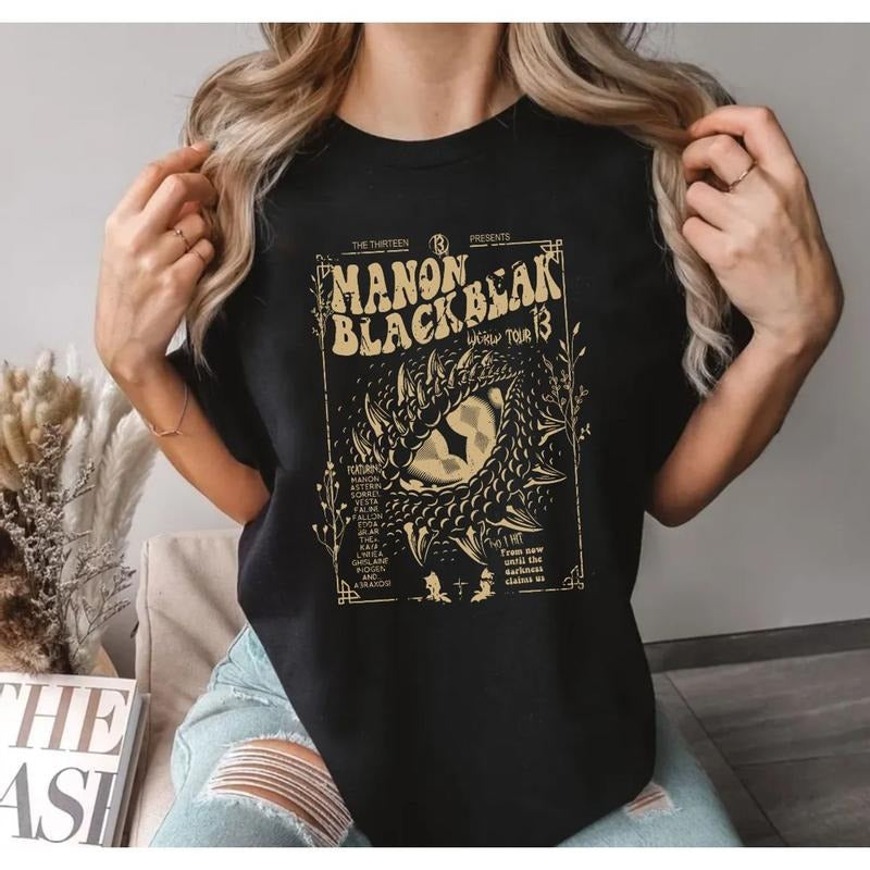 Rowan Whitethorn Acotar Crescent City Rhysand Book - Adult & Kids T-Shirts, Sweatshirts & Hoodies apparel design preview 1