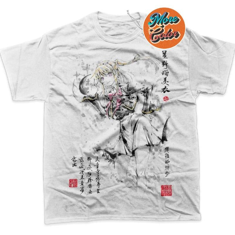 Ruby Hoshino Oshi No Ko Cotton Crew Neck Size S 3XL - Adult & Kids T-Shirts, Sweatshirts & Hoodies apparel design preview 1