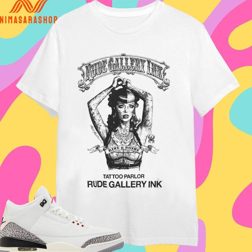 Rude Gallery Ink Tattoo Parlor Dude - Adult & Kids T-Shirts, Sweatshirts & Hoodies apparel design preview 1