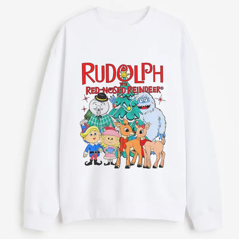 Rudolph Red Nosed Reindeer - Adult & Kids T-Shirts, Sweatshirts & Hoodies apparel design preview 1