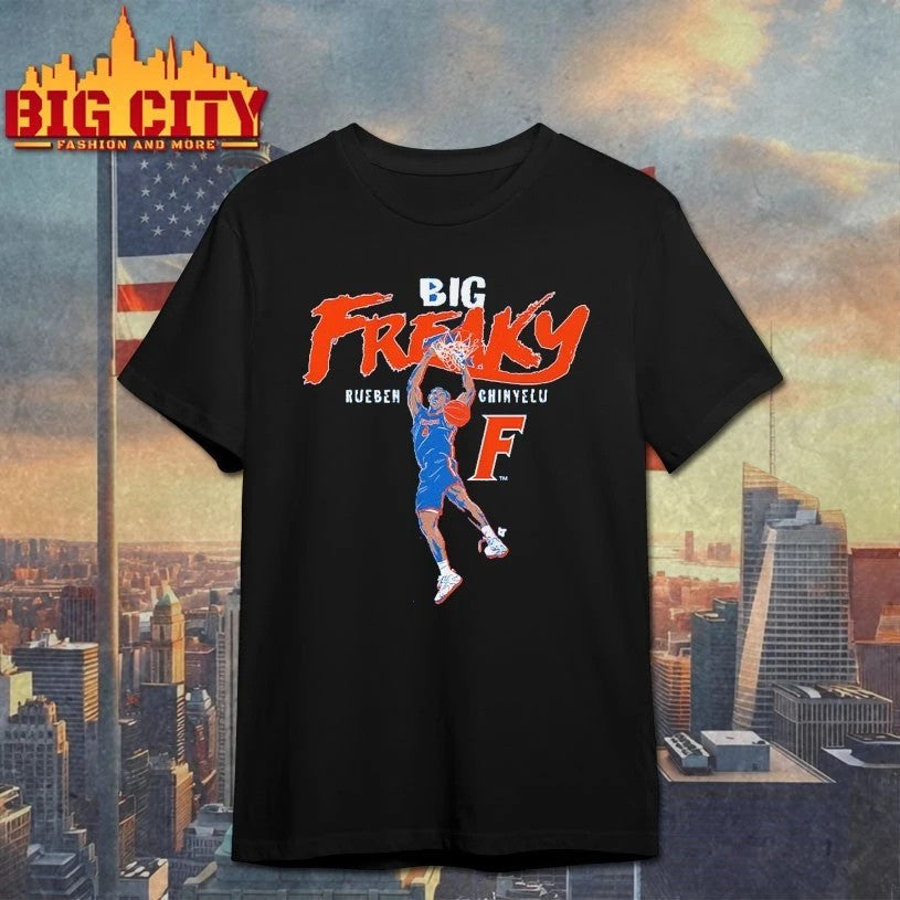 Rueben Chinyelu Big Freaky Florida Basketball - Adult & Kids T-Shirts, Sweatshirts & Hoodies apparel design preview 1