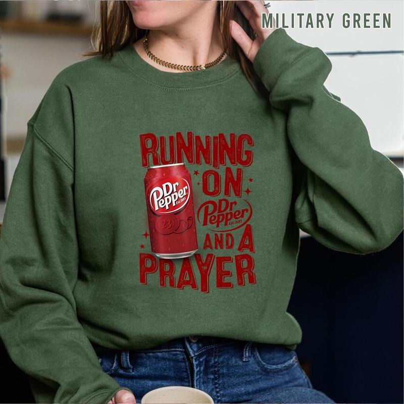 Running Dr Pepper Prayer Inspired Funny Vintage - Adult & Kids T-Shirts, Sweatshirts & Hoodies apparel design preview 1