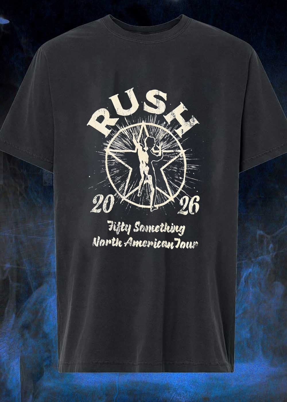Rush 2026 Fifty Something North American Tour Starman - Adult & Kids T-Shirts, Sweatshirts & Hoodies apparel design preview 1