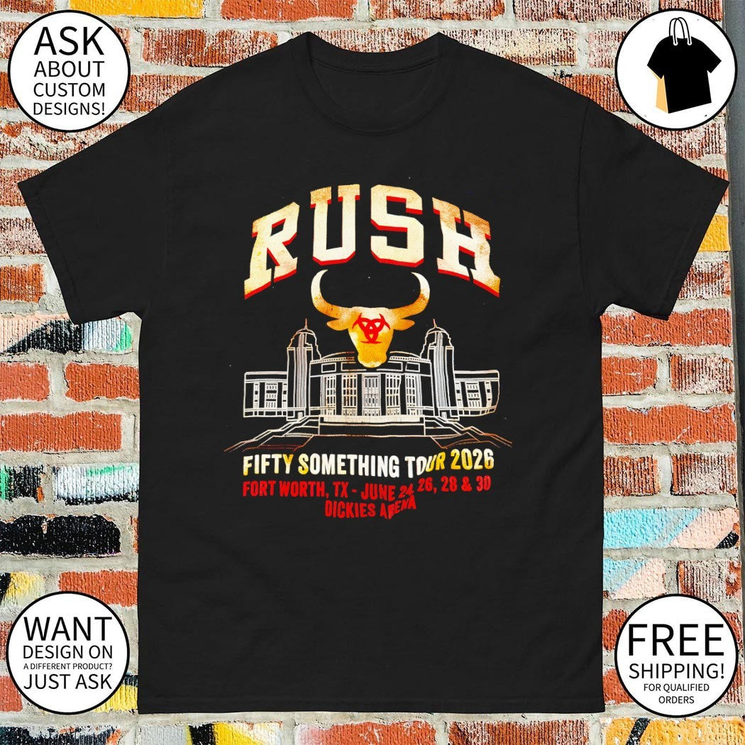 Rush Fifty Something North America Tour 2026 Fort - Adult & Kids T-Shirts, Sweatshirts & Hoodies apparel design preview 1