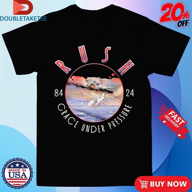 Rush Grace Under Pressure 40 1984 2024 - Adult & Kids T-Shirts, Sweatshirts & Hoodies apparel design preview 1