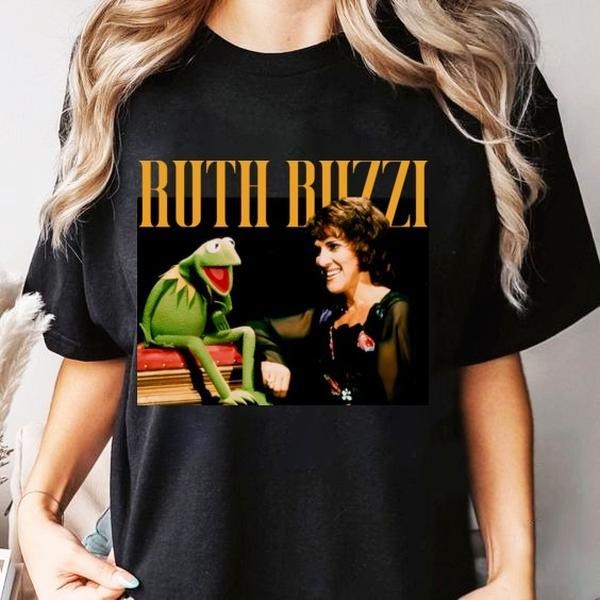 Ruth Buzzi Muppets R.I.P Kermit - Adult & Kids T-Shirts, Sweatshirts & Hoodies apparel design preview 1