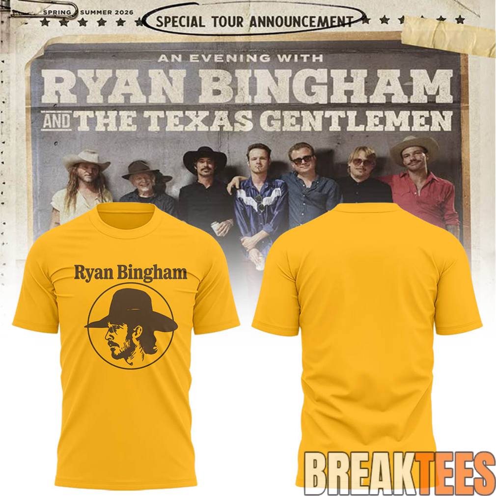 Ryan Bingham 'Still Gettin' Away With It Tour' 2026 - Adult & Kids T-Shirts, Sweatshirts & Hoodies apparel design preview 1