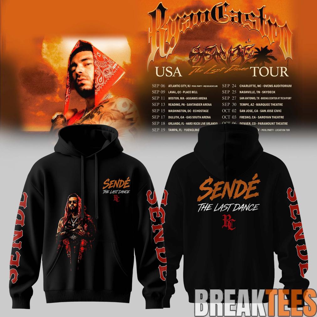 Ryan Castro Sendé World Tour 2026 Edition - Adult & Kids T-Shirts, Sweatshirts & Hoodies apparel design preview 1