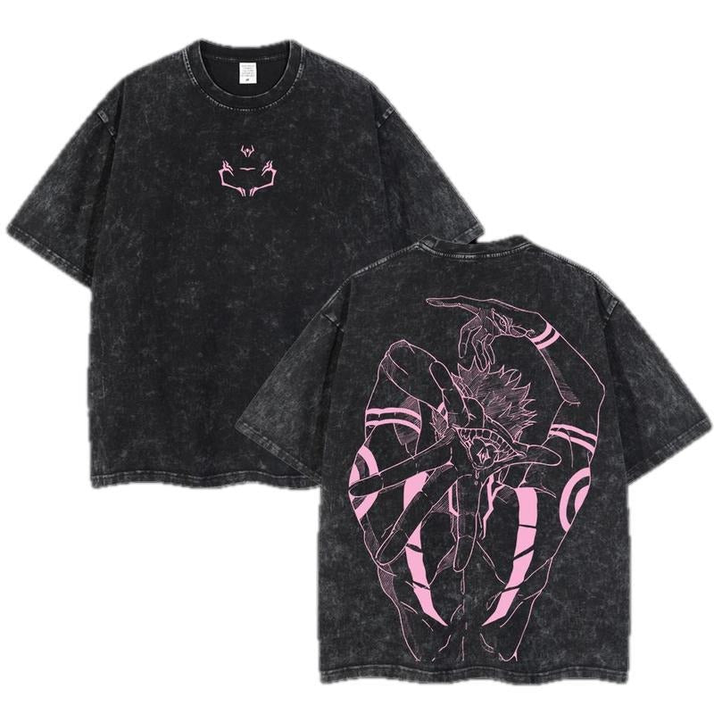 Ryomen Sukuna Signature Jujutsu Kaisen Anime Double - Adult & Kids T-Shirts, Sweatshirts & Hoodies apparel design preview 1