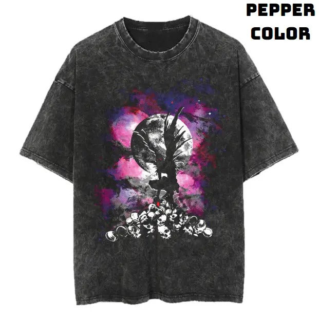 Ryuk Death Note Vintage Anime Manga Top Menswear - Adult & Kids T-Shirts, Sweatshirts & Hoodies apparel design preview 1