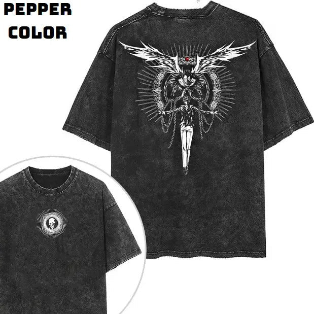 Ryuk Vintage Death Note Anime Manga Top Menswear - Adult & Kids T-Shirts, Sweatshirts & Hoodies apparel design preview 1