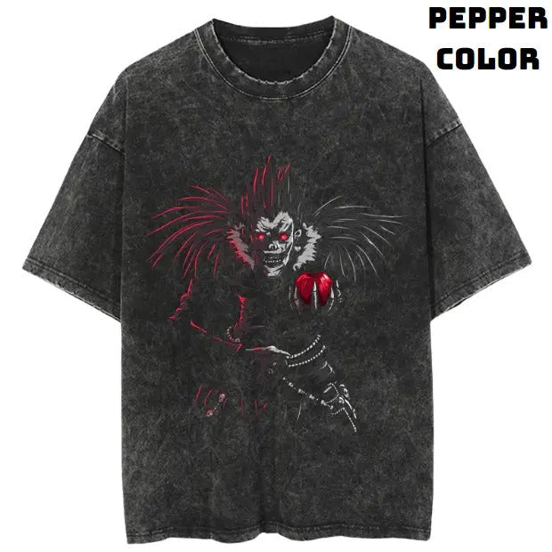 Ryuk Vintage Death Note Anime Manga Top Menswear - Adult & Kids T-Shirts, Sweatshirts & Hoodies apparel design preview 1