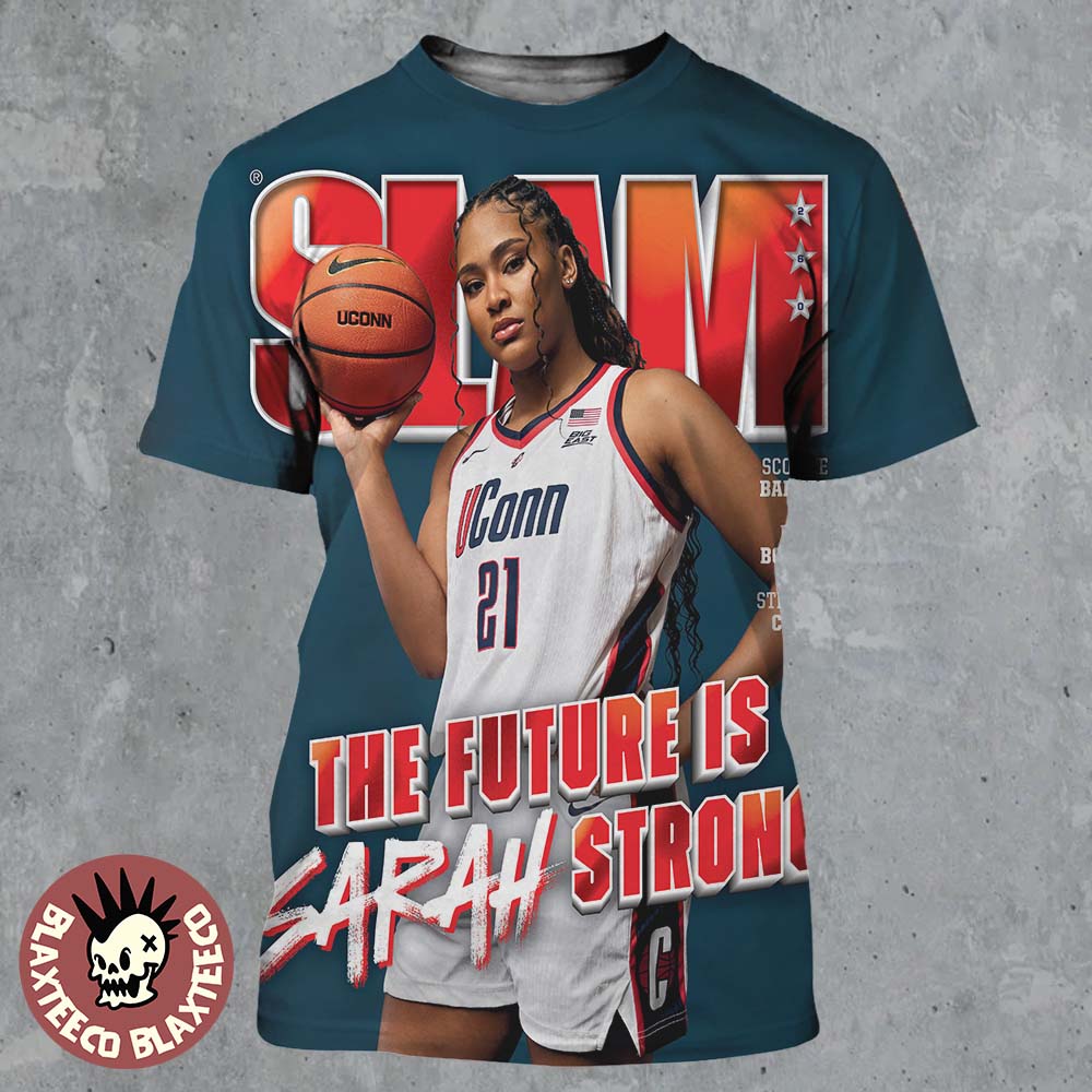 SLAM 260 Sarah Strong Uconn Huskies The Future Is - Adult & Kids T-Shirts, Sweatshirts & Hoodies apparel design preview 1