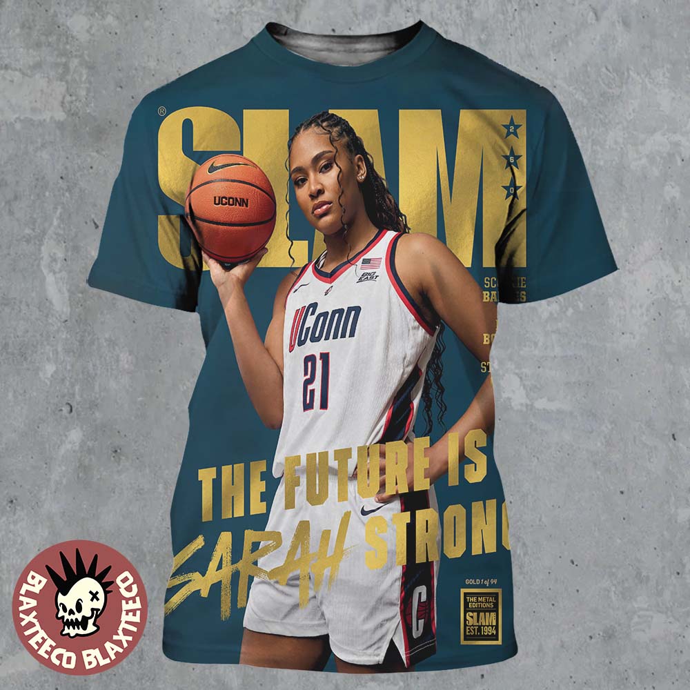 SLAM 260 Sarah Strong Uconn Huskies The Future Is - Adult & Kids T-Shirts, Sweatshirts & Hoodies apparel design preview 1