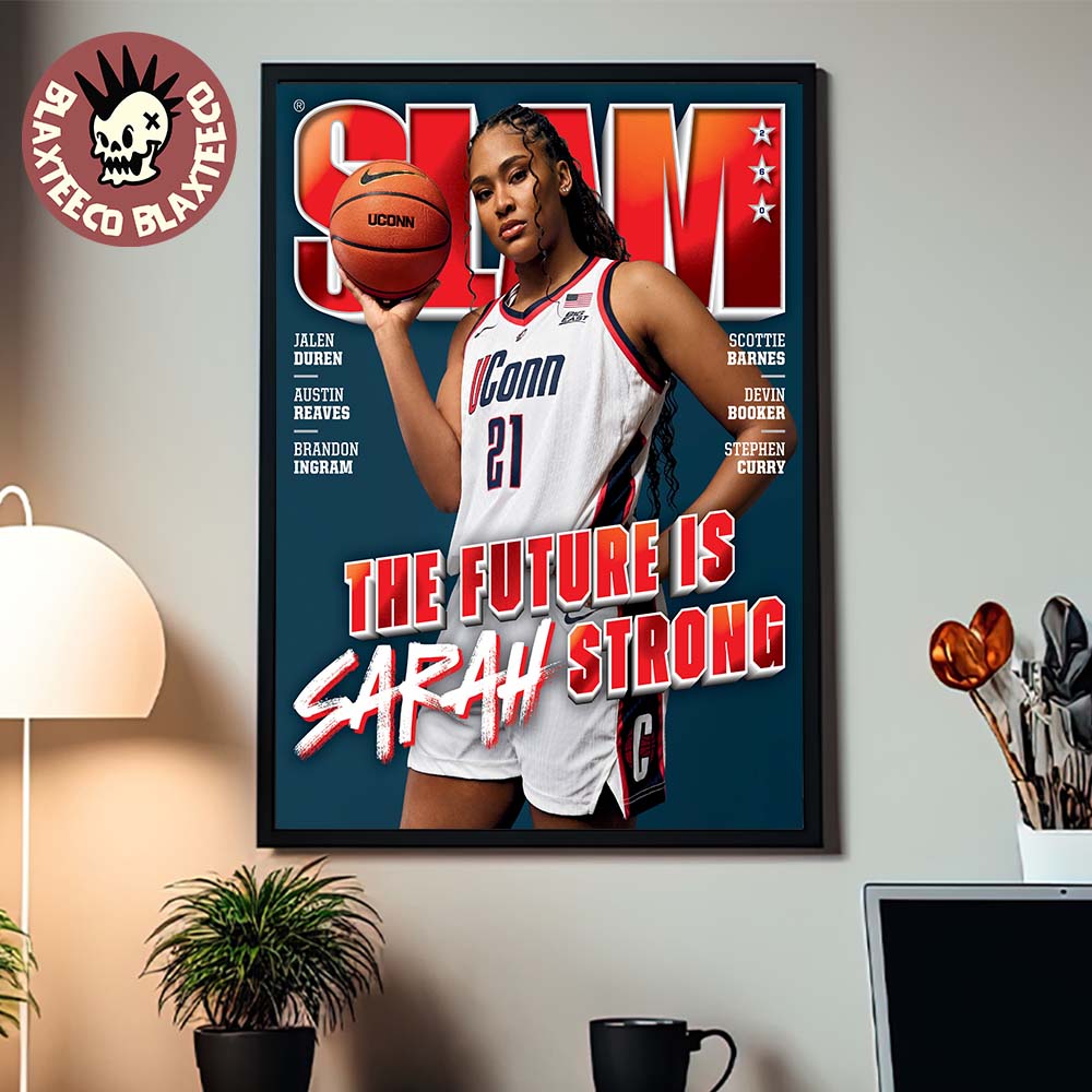 SLAM 260 Sarah Strong Uconn Huskies The Future Is - Adult & Kids T-Shirts, Sweatshirts & Hoodies apparel design preview 1