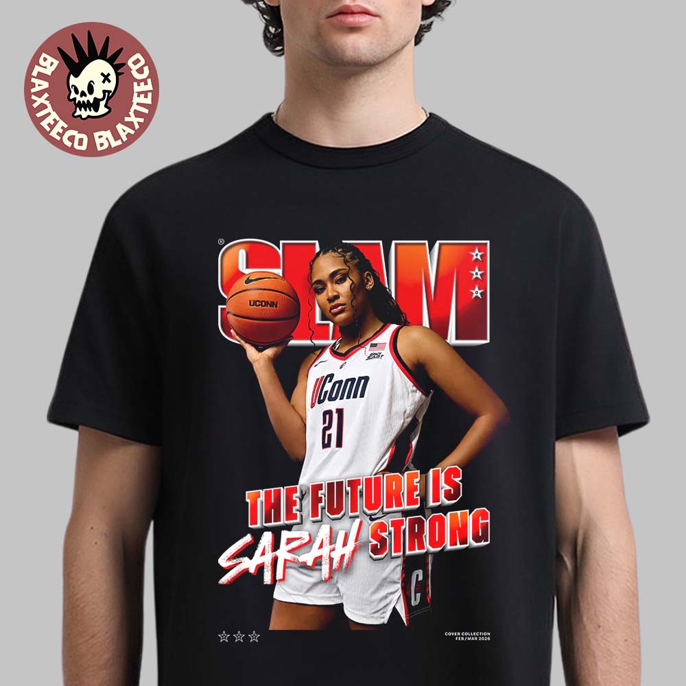 SLAM 260 Sarah Strong Uconn Huskies The Future Is - Adult & Kids T-Shirts, Sweatshirts & Hoodies apparel design preview 1