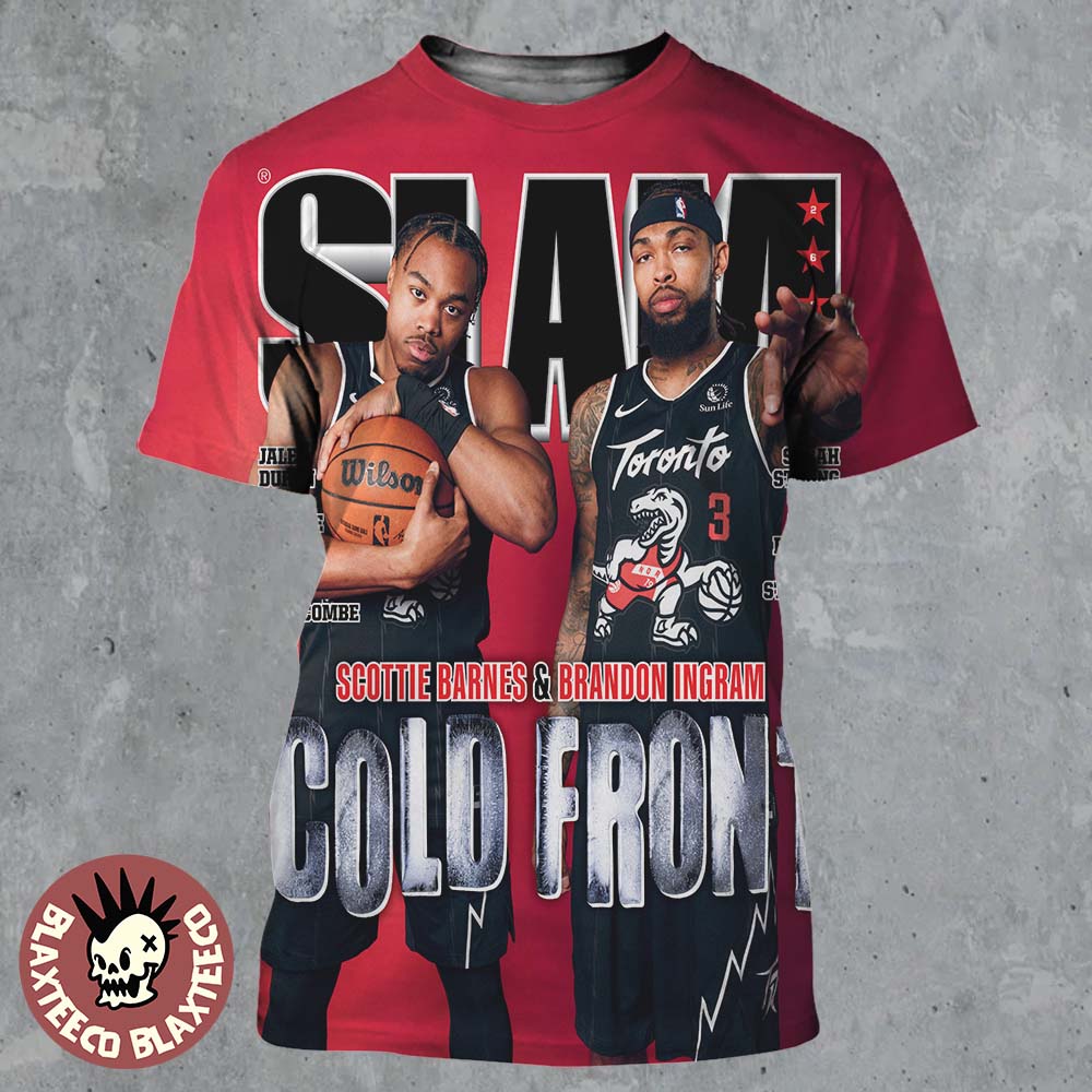 SLAM 260 Scottie Barnes And Brandon Ingram Cold Front - Adult & Kids T-Shirts, Sweatshirts & Hoodies apparel design preview 1