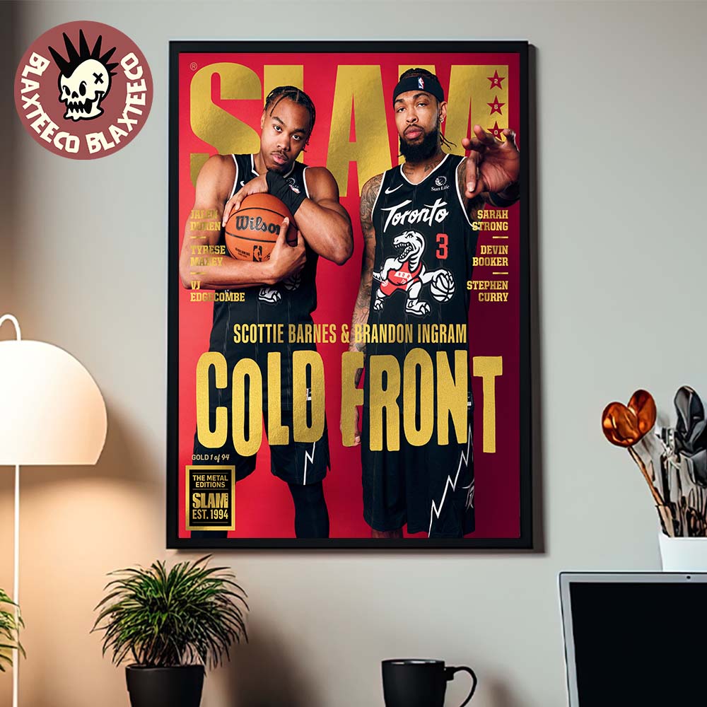 SLAM 260 Scottie Barnes And Brandon Ingram Cold Front - Adult & Kids T-Shirts, Sweatshirts & Hoodies apparel design preview 1