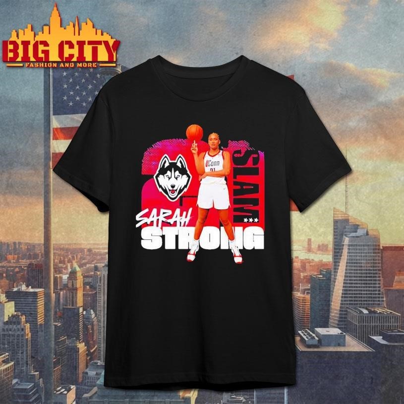 SLAM Sarah Strong player UConn Huskies graphic - Adult & Kids T-Shirts, Sweatshirts & Hoodies apparel design preview 1