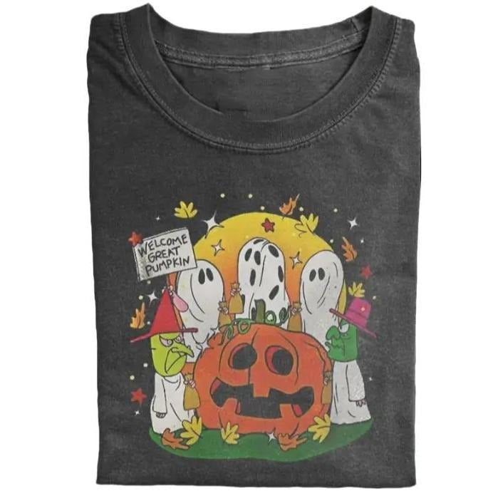SPOOKY SEASON HALLOWEEN GHOST Funny Y2K 90s Her Him - Adult & Kids T-Shirts, Sweatshirts & Hoodies apparel design preview 1