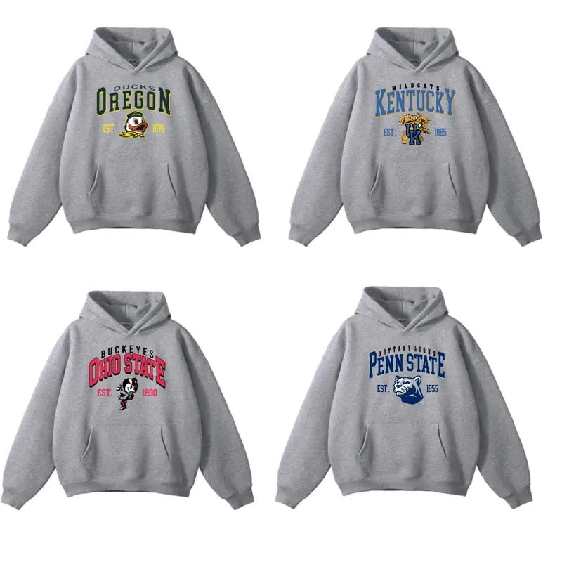 SPORT GREY Vintage NCAA College All Teams Top Sports - Adult & Kids T-Shirts, Sweatshirts & Hoodies apparel design preview 1