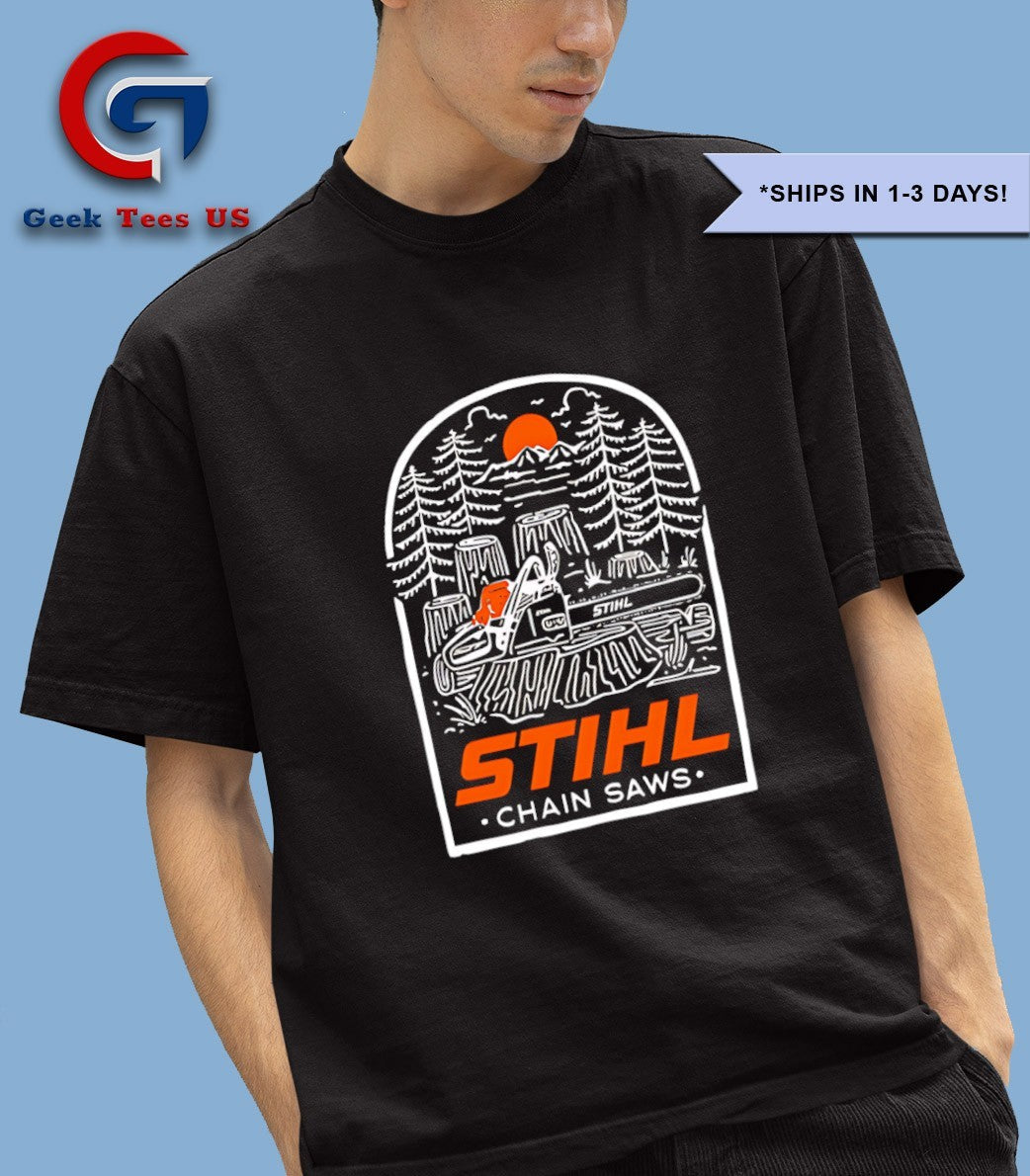 STIHL Chain Saws - Adult & Kids T-Shirts, Sweatshirts & Hoodies apparel design preview 1