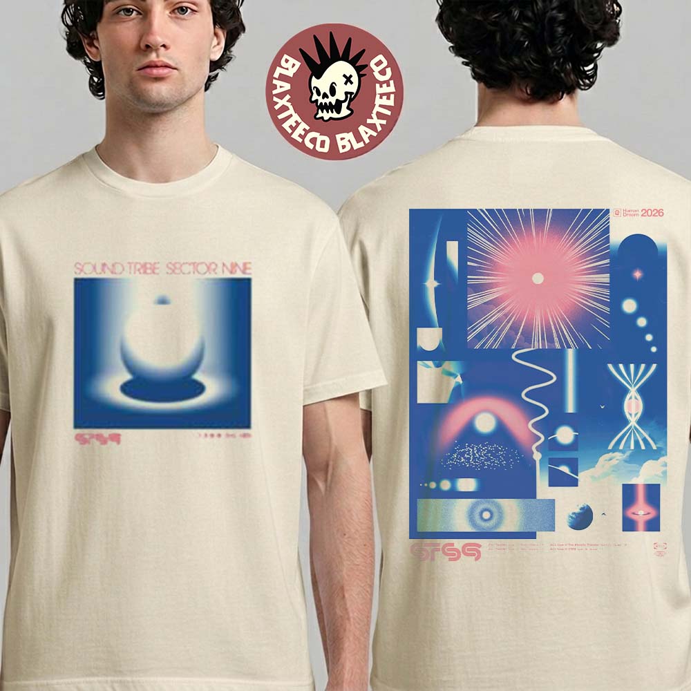 STS9 Sound Tribe Sector Nine Human Dream Tour 2026 - Adult & Kids T-Shirts, Sweatshirts & Hoodies apparel design preview 1