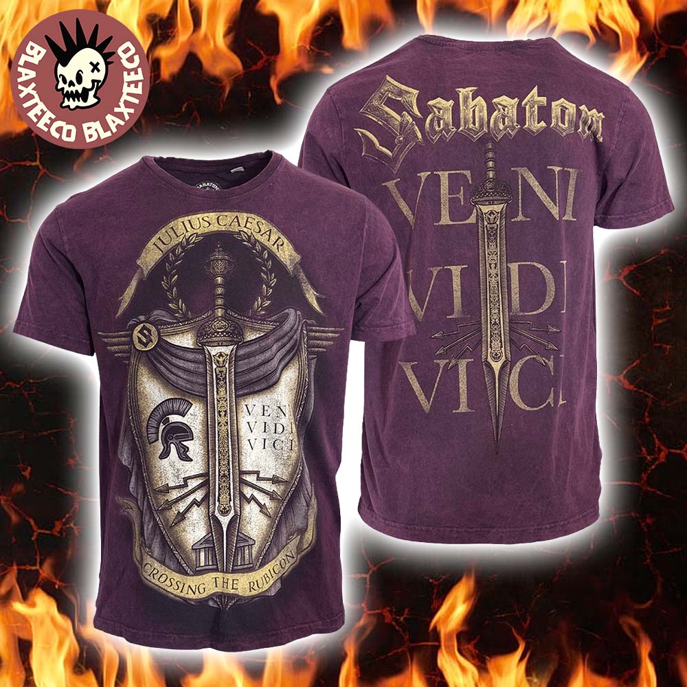 Sabaton Julius Caesar Veni Vidi Vici Crossing The - Adult & Kids T-Shirts, Sweatshirts & Hoodies apparel design preview 1