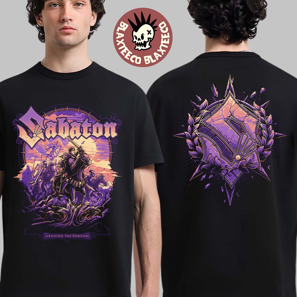 Sabaton Julius Caesar's Crossing The Rubicon Two - Adult & Kids T-Shirts, Sweatshirts & Hoodies apparel design preview 1