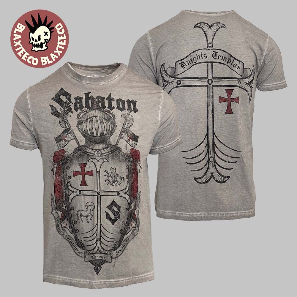 Sabaton Knights Templar Limited Templars Vintage - Adult & Kids T-Shirts, Sweatshirts & Hoodies apparel design preview 1