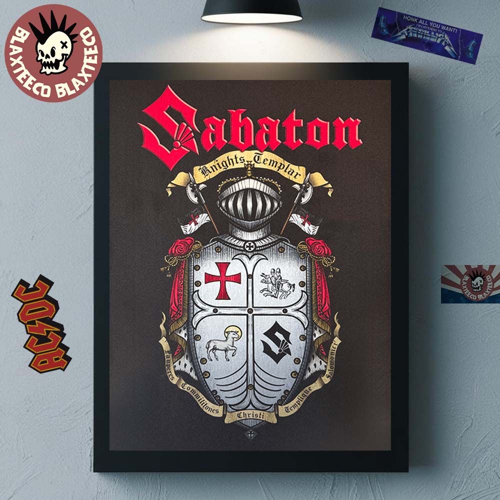 Sabaton Knights Templar Limited Templars Wall Art - Adult & Kids T-Shirts, Sweatshirts & Hoodies apparel design preview 1