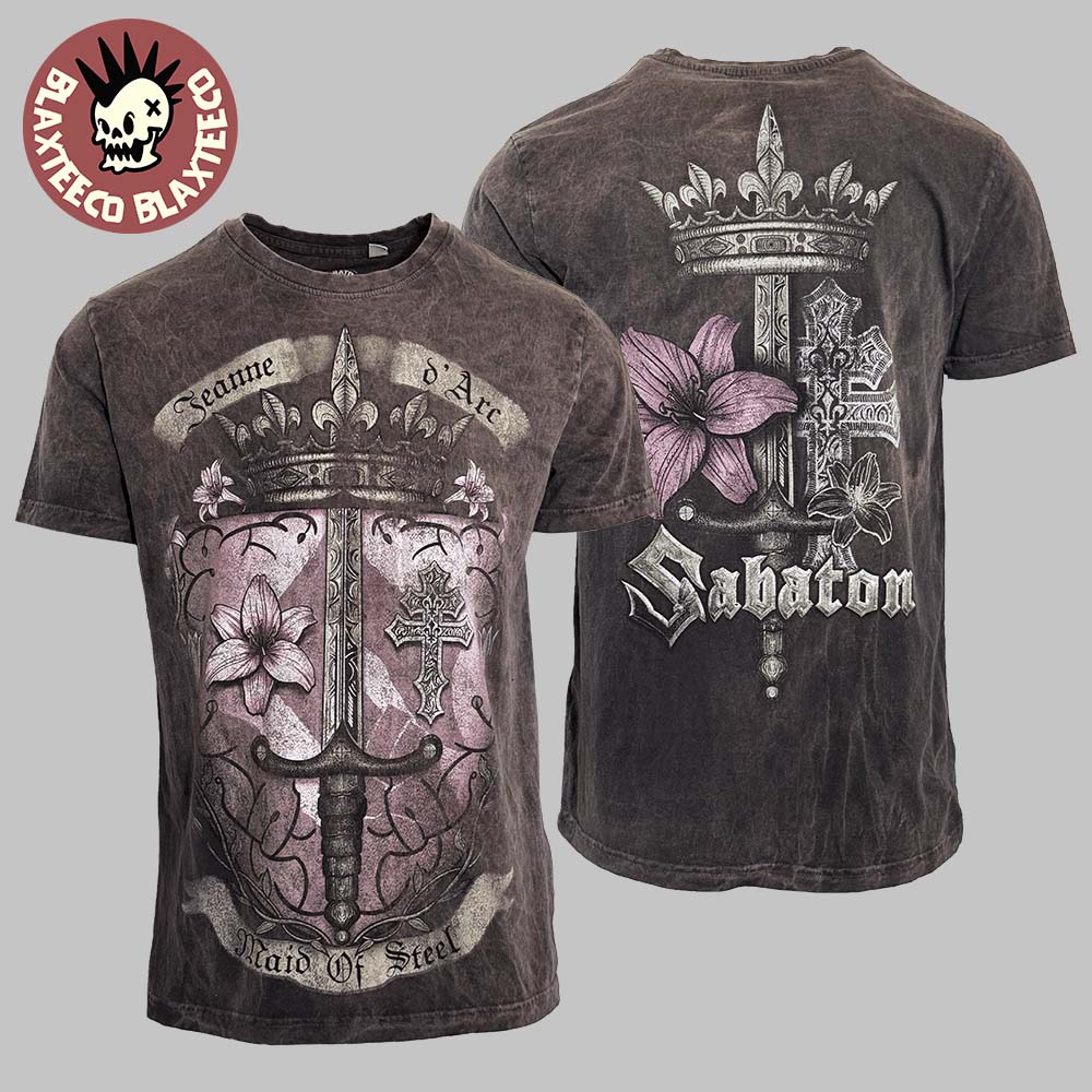 Sabaton Maid Of Steel Vintage Washed - Adult & Kids T-Shirts, Sweatshirts & Hoodies apparel design preview 1