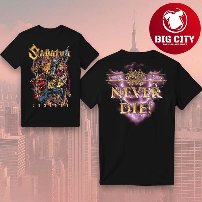 Sabaton Vault Of Legends New Two Sided - Adult & Kids T-Shirts, Sweatshirts & Hoodies apparel design preview 1