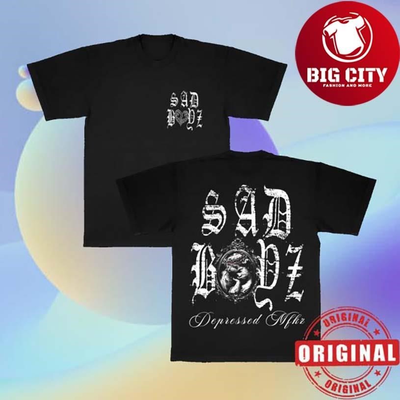 Sad Boyz Old English Two Sided - Adult & Kids T-Shirts, Sweatshirts & Hoodies apparel design preview 1