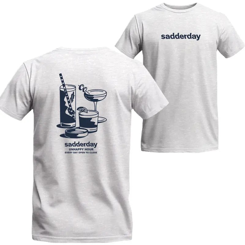 Sadderday Unhappy Hour Everyday Open Close MW - Adult & Kids T-Shirts, Sweatshirts & Hoodies apparel design preview 1