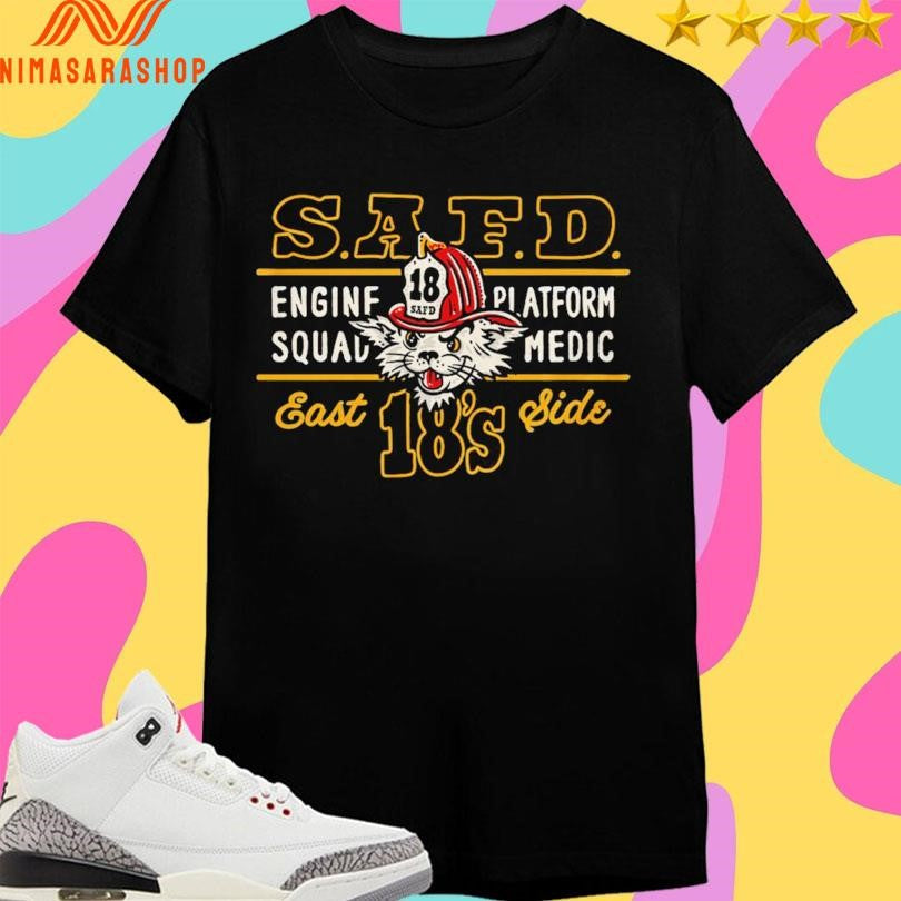 Safd Engine Squad Platform Medic East Side 18’s - Adult & Kids T-Shirts, Sweatshirts & Hoodies apparel design preview 1
