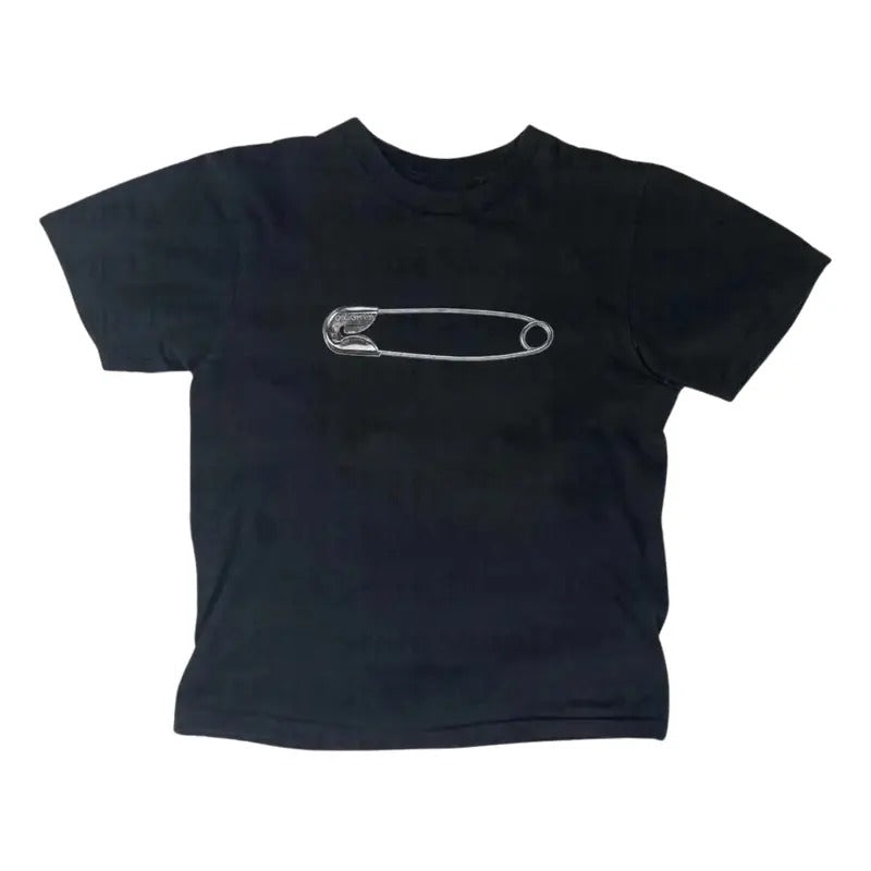 Safety Pin Baby Vintage Clothes 2000s Y2k Emo Punk - Adult & Kids T-Shirts, Sweatshirts & Hoodies apparel design preview 1