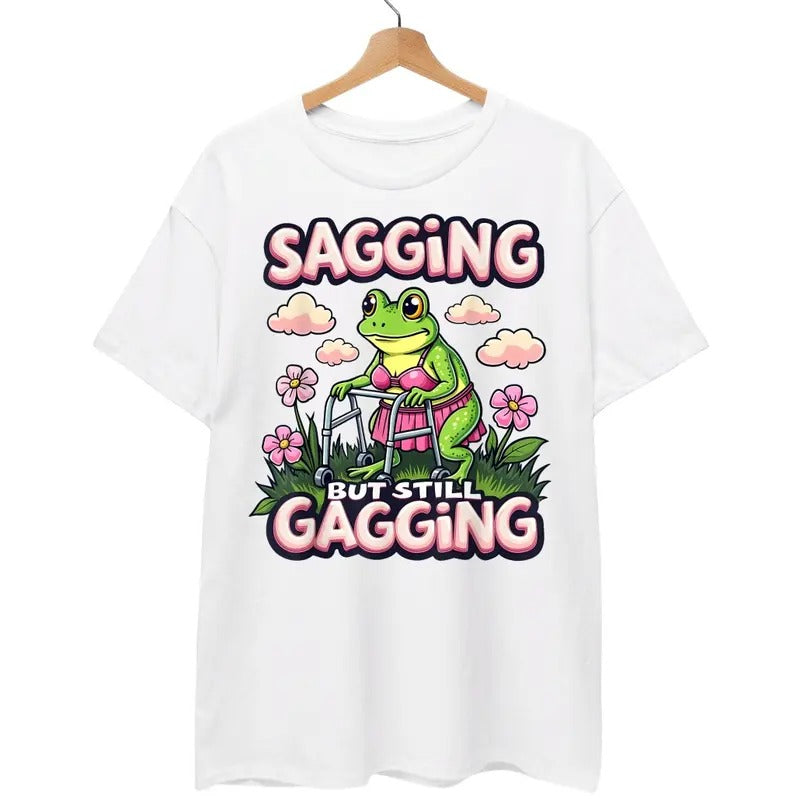 Sagging But Still Gagging Inappropriate Humor Cringy - Adult & Kids T-Shirts, Sweatshirts & Hoodies apparel design preview 1