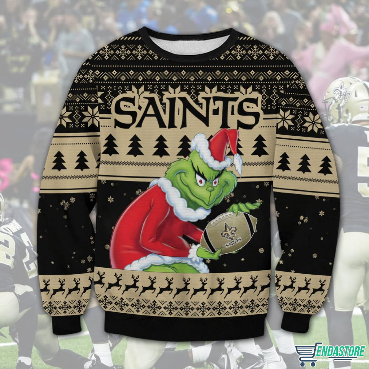 Saints Grnch 3D Christmas Sweater - Holiday Gift product image